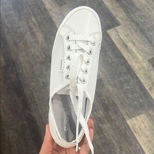 Women's White Canvas Sneakers